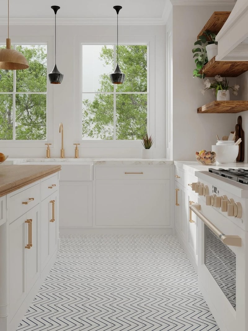 Nature-inspired kitchen